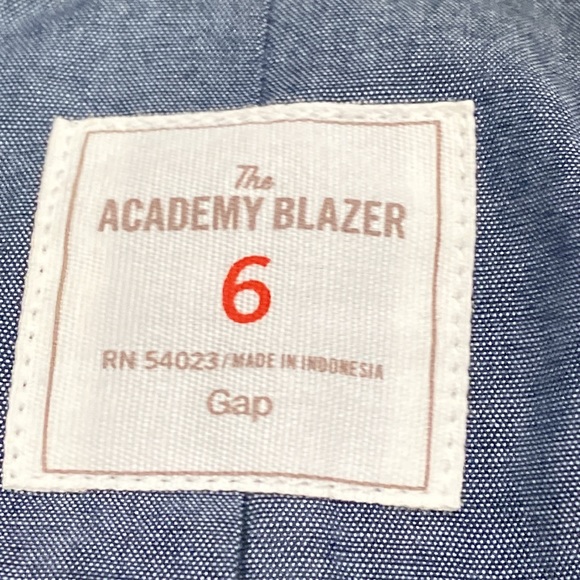 GAP The Academy Blazer 2 Button Lined Cotton Wool Blend Sz 6 - Picture 11 of 16